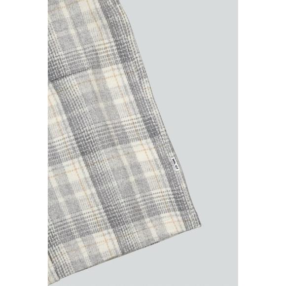NEW NN07 men's frode overshirt in grey check - Picture 3 of 3